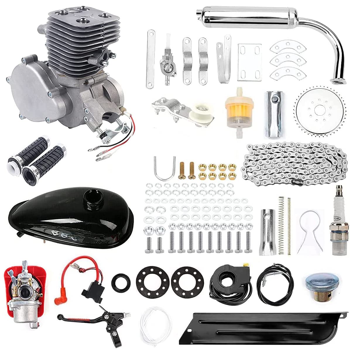 100cc 2 Stroke Air-Cooling Bicycle Engine Kit E233