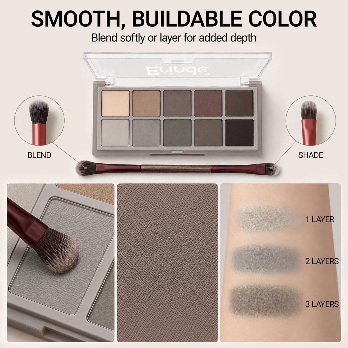 10 Colors Matte Eyeshadow Palette G9605