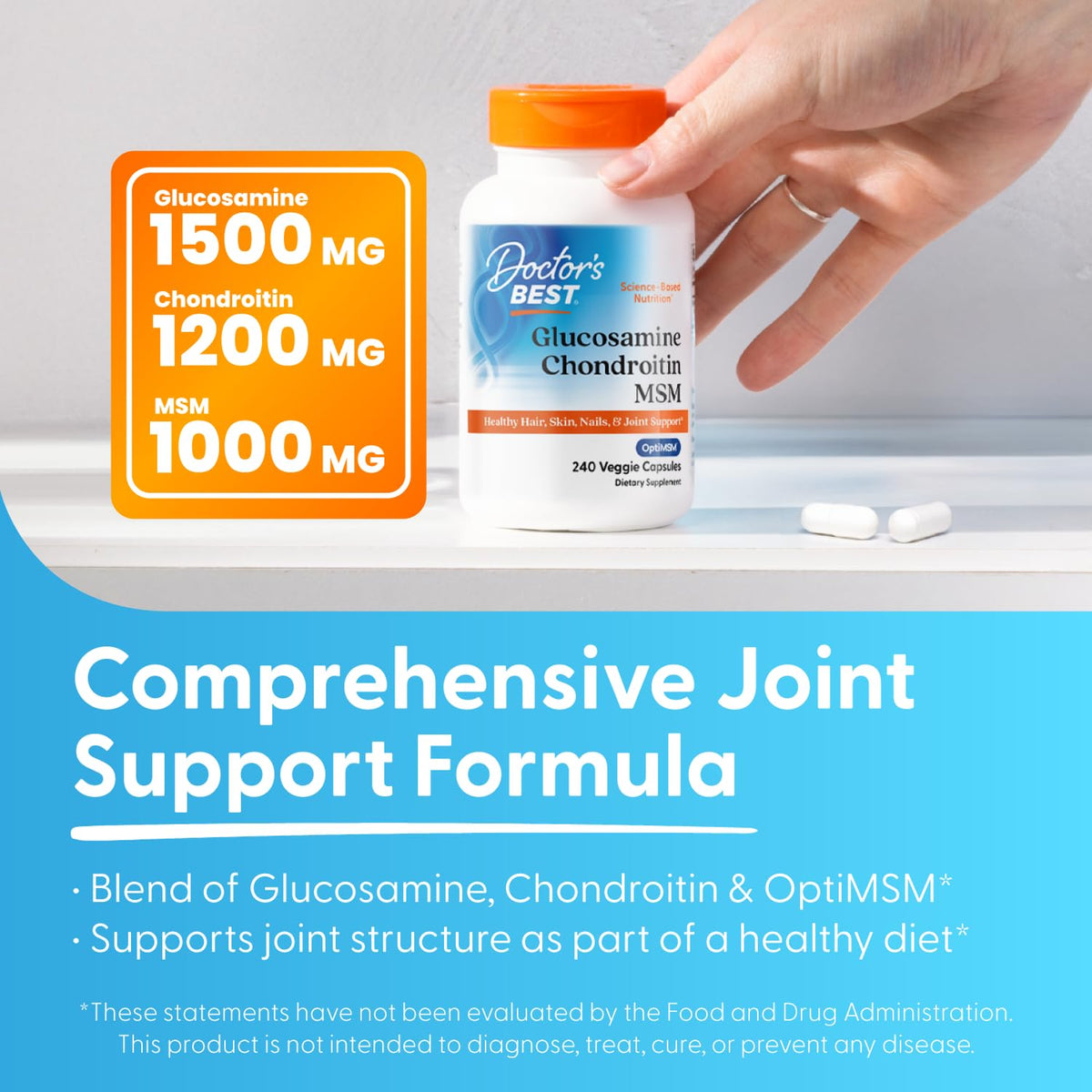 Glucosamine Chondroitin MSM 240 Capsules X45475