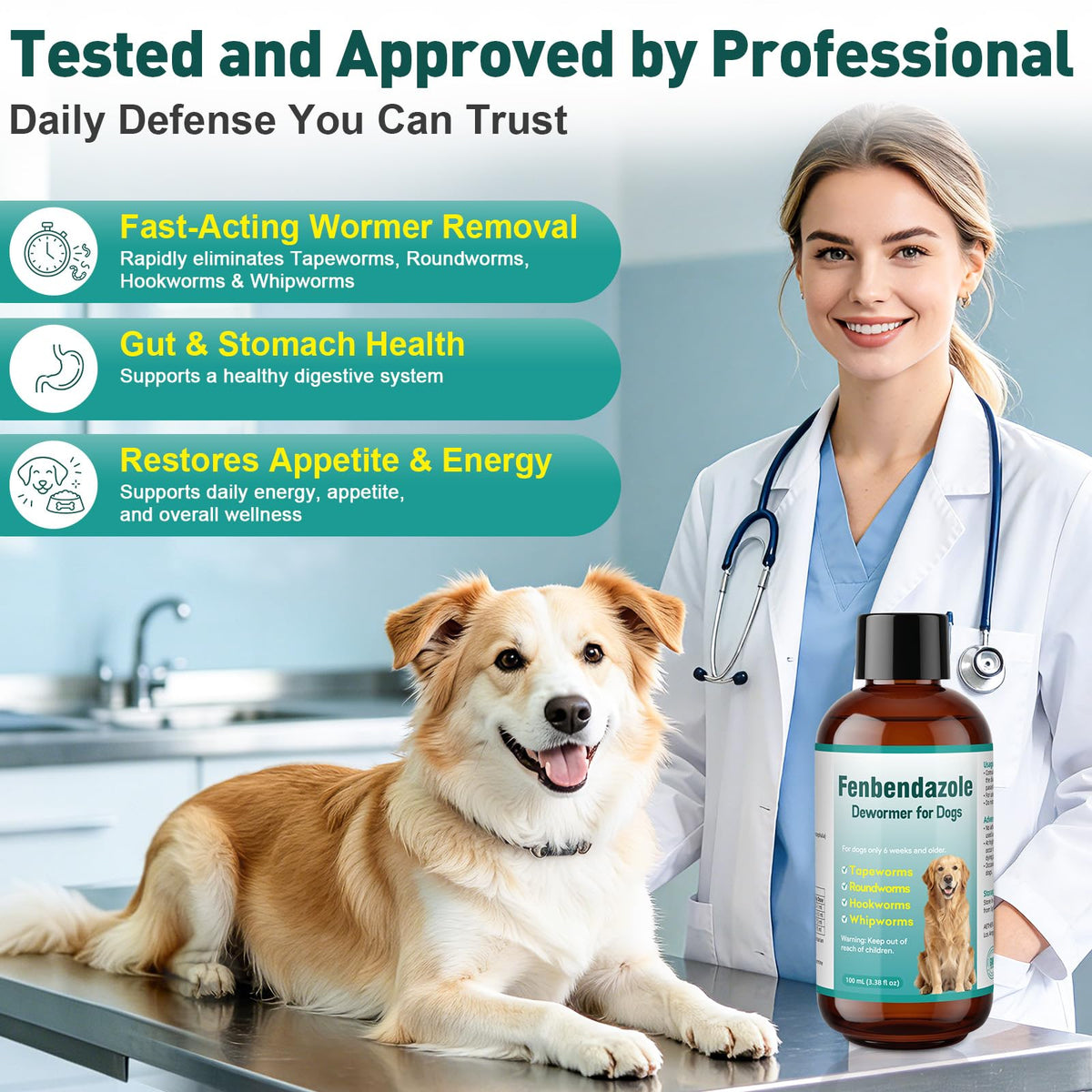 Dog Dewormer Liquid 100ml R480