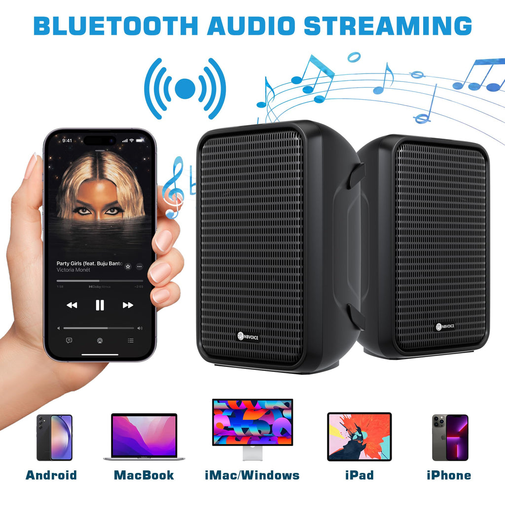 Portable All-in-One 2-Way PA System with 8-Channel Mixer N849286