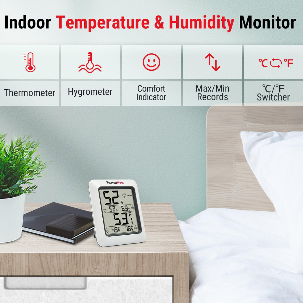 Digital Hygrometer Indoor Thermometer C943696