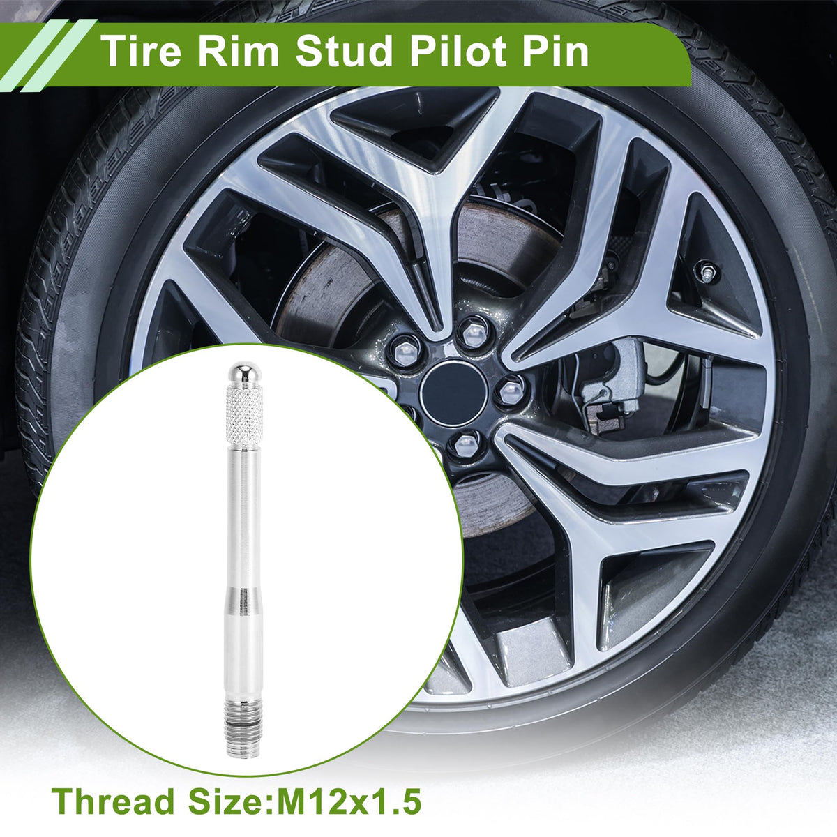 M12x1.5 120mm Stainless Steel Wheel Alignment Pin M779830