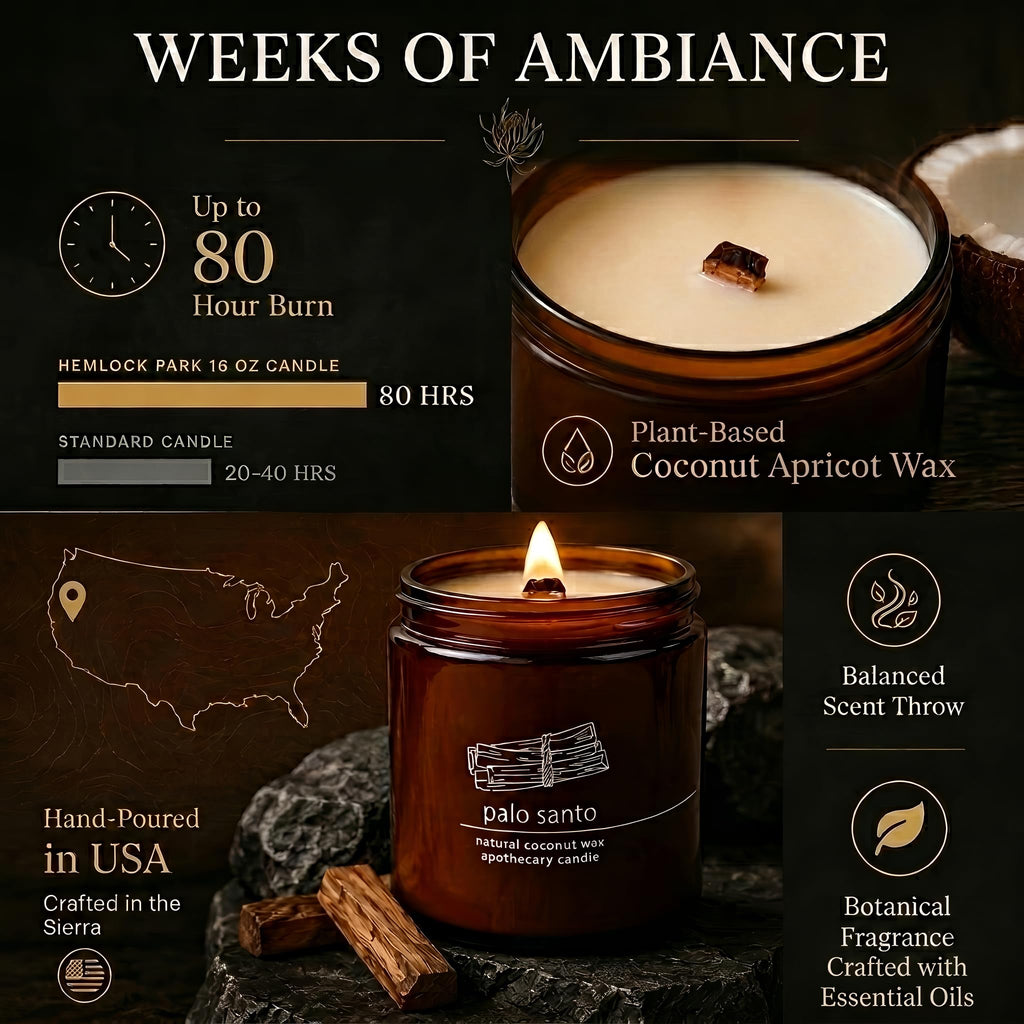 16 oz Wood Wick Candle X84842