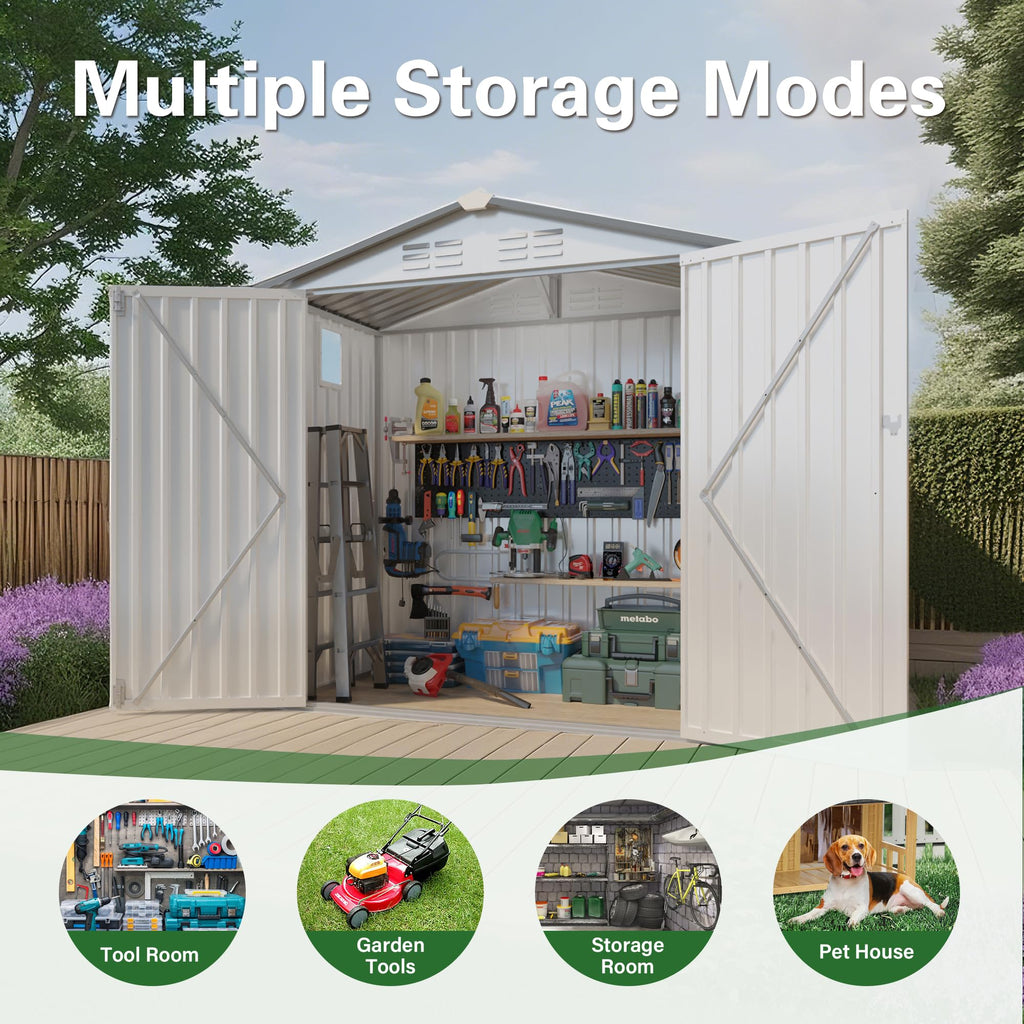 10x14 FT Outdoor Metal Storage Shed I26254