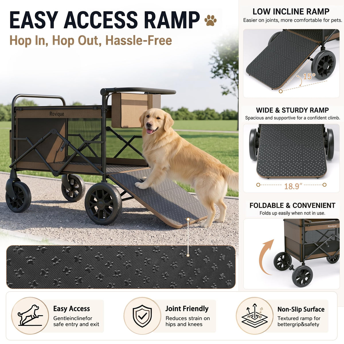 Foldable Dog Stroller Q6478