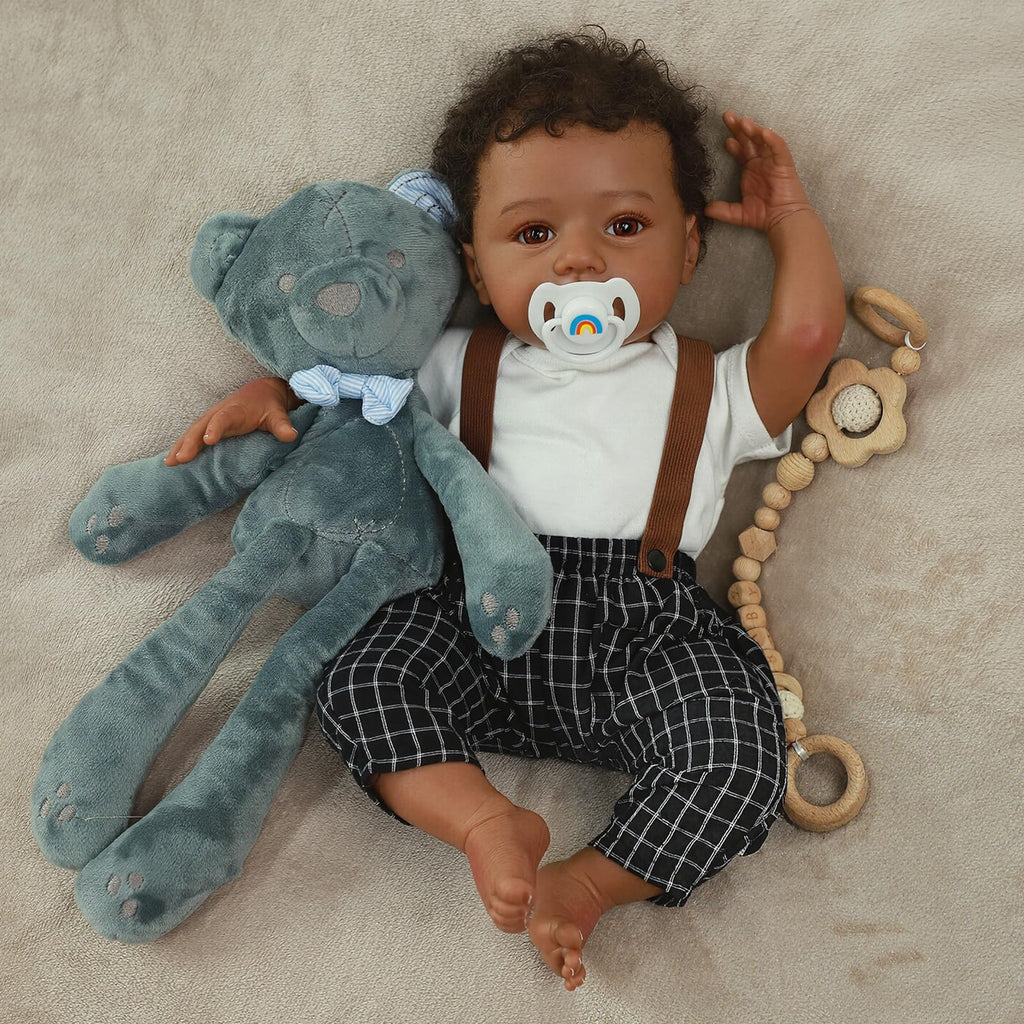 Black 20" Reborn Baby Dolls L102781