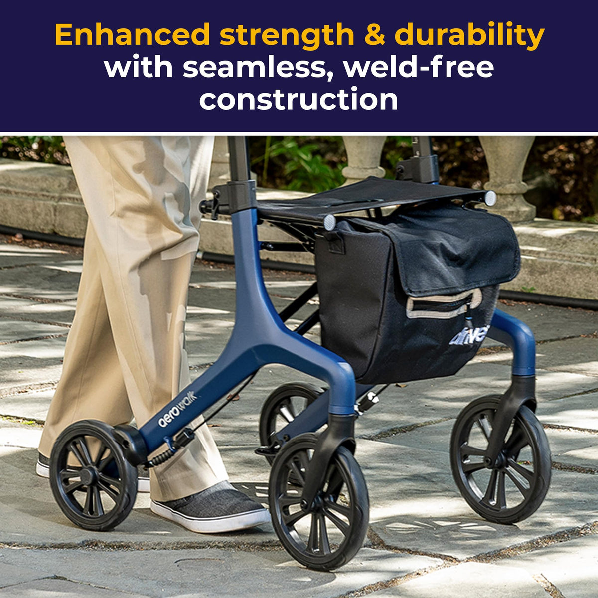 Blue 15.2 lb Rollator V7213