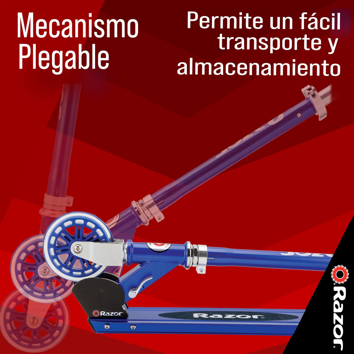 Blue Kick Scooter V7680