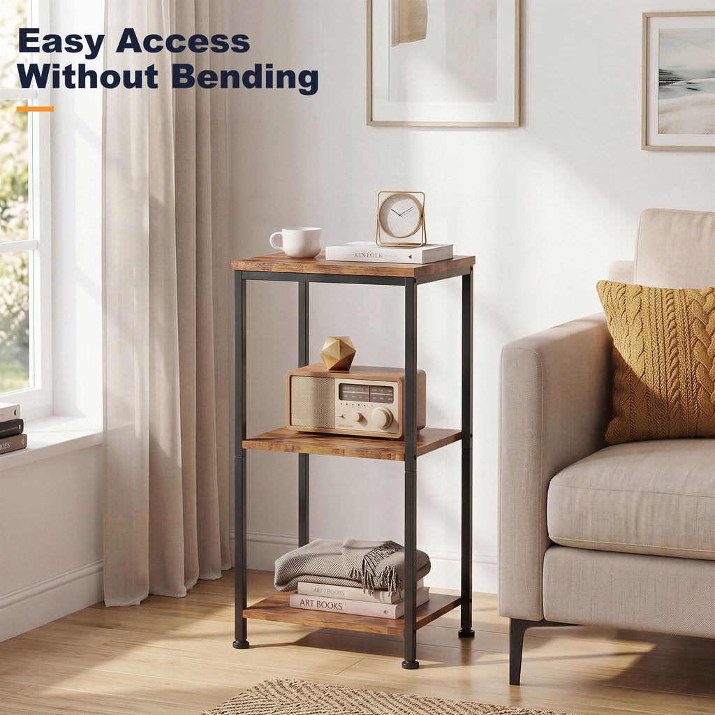 3-Tier Side Table with Adjustable Shelf K6848