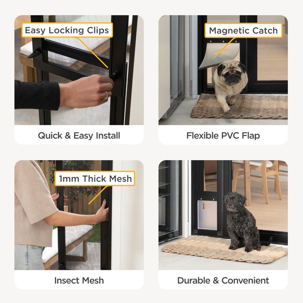 Dog & Cat Door for Sliding Glass Door Z772