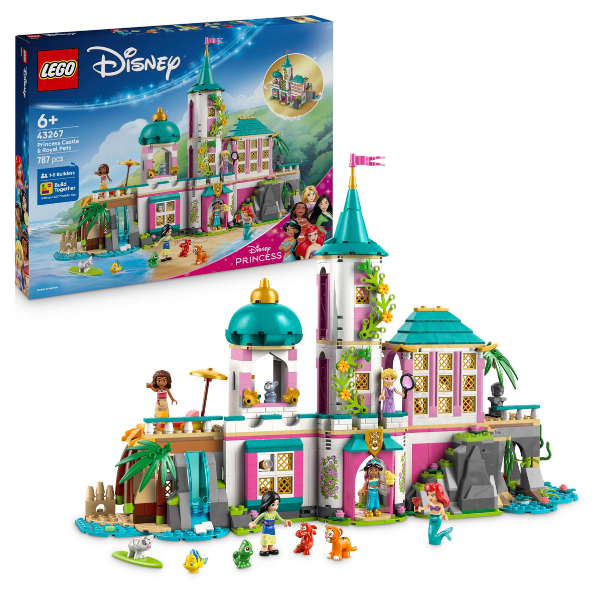 Lego 43267 Disney Princess Castle Building Toy B62390