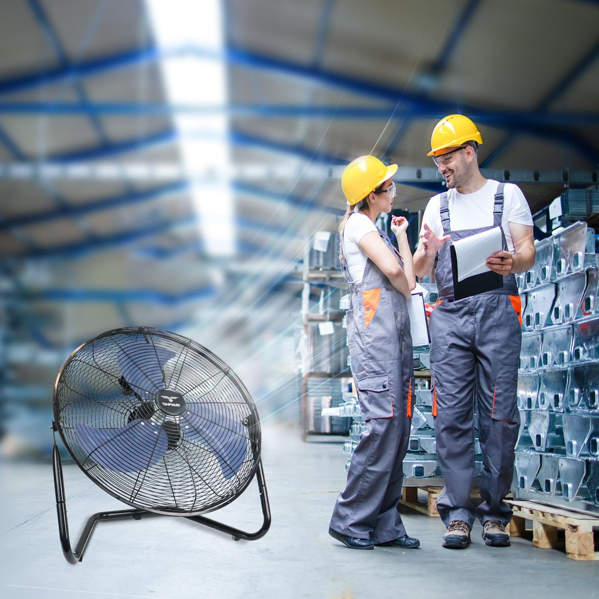20 Inch High Velocity Industrial Floor Fan Q8909