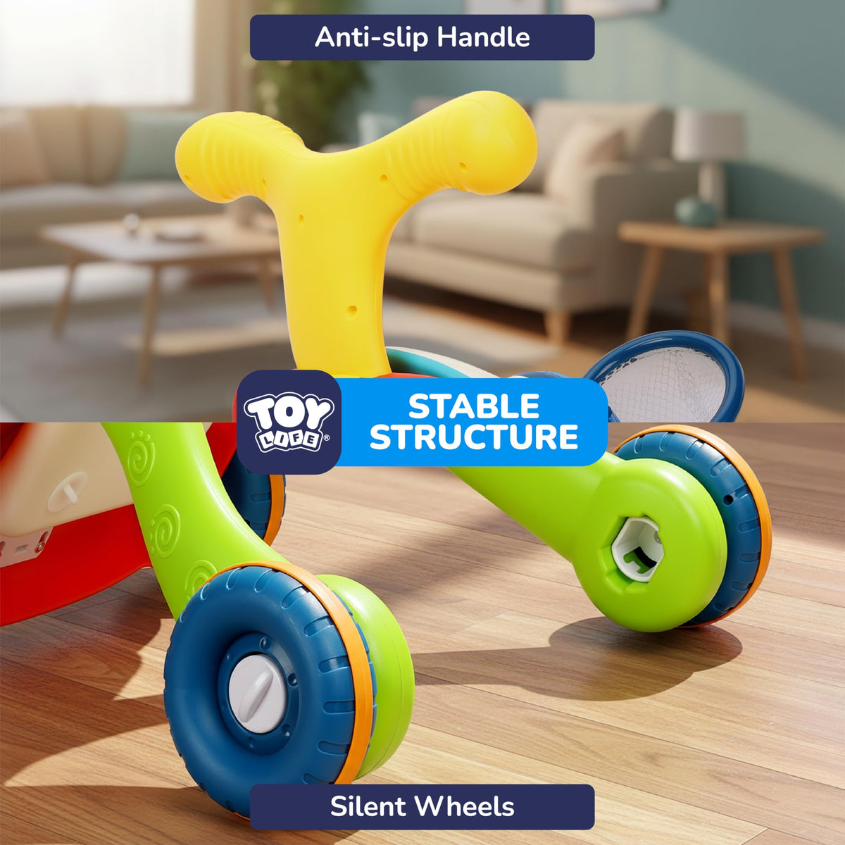 3-in-1 Baby Push Walker & Activity Center W228