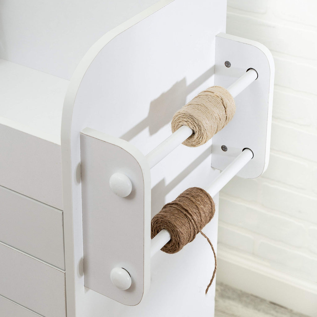 Rolling Craft Storage Cart with Locking Wheels Z506102