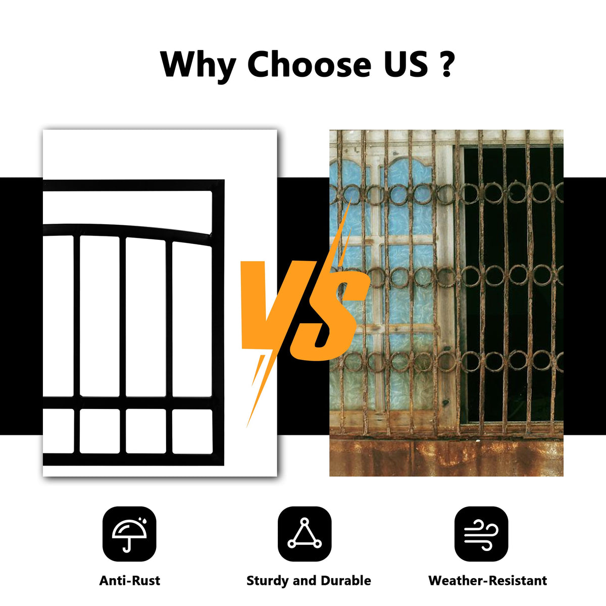 Window Security Bars 36''x36'' C371