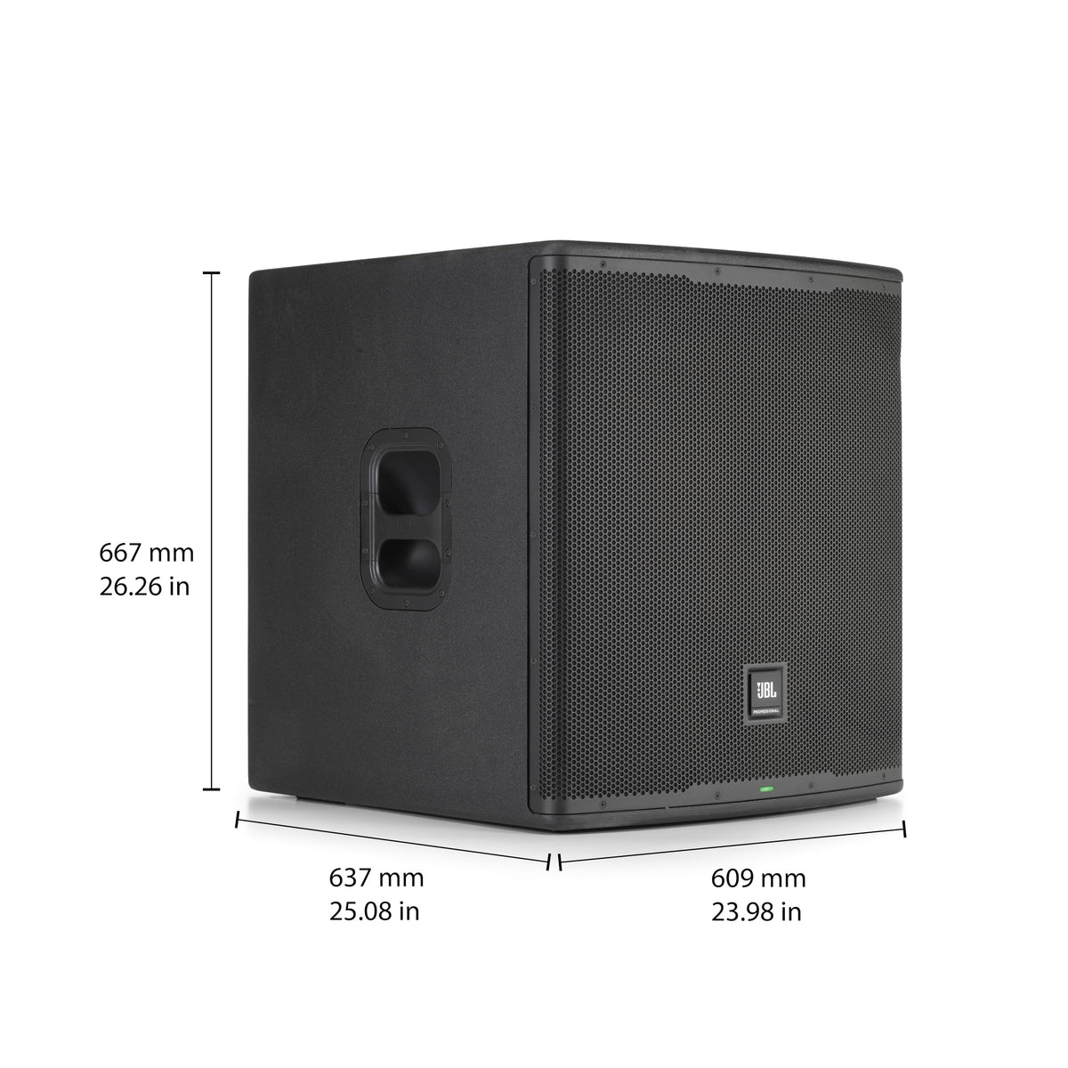 Black 18-inch Powered PA Subwoofer T70214