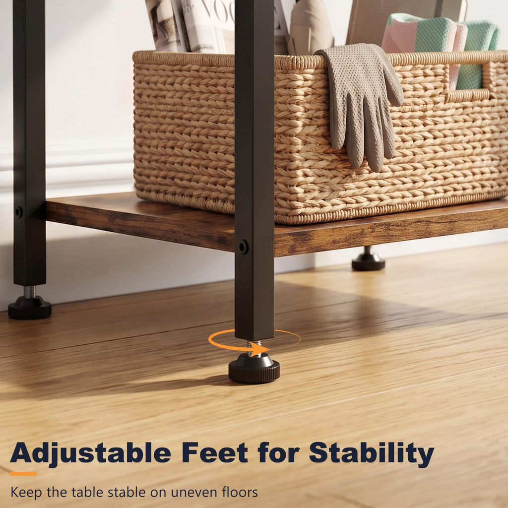3-Tier Side Table with Adjustable Shelf K6848
