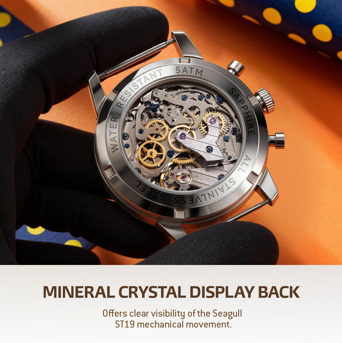 40mm Chronograph Mechanical Watch I165
