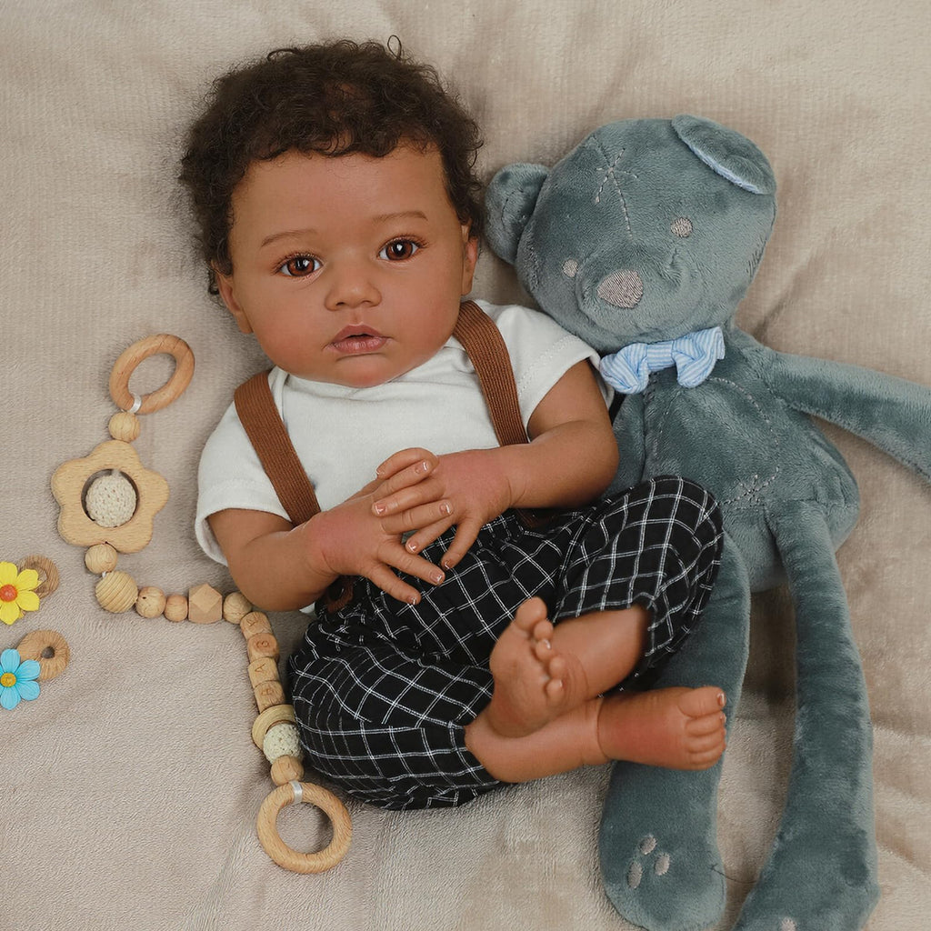 Black 20" Reborn Baby Dolls L102781