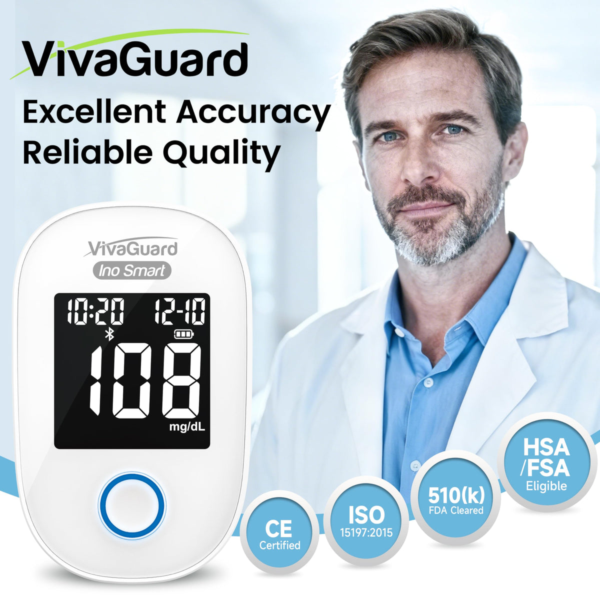 Bluetooth Blood Glucose Monitor Kit D545777