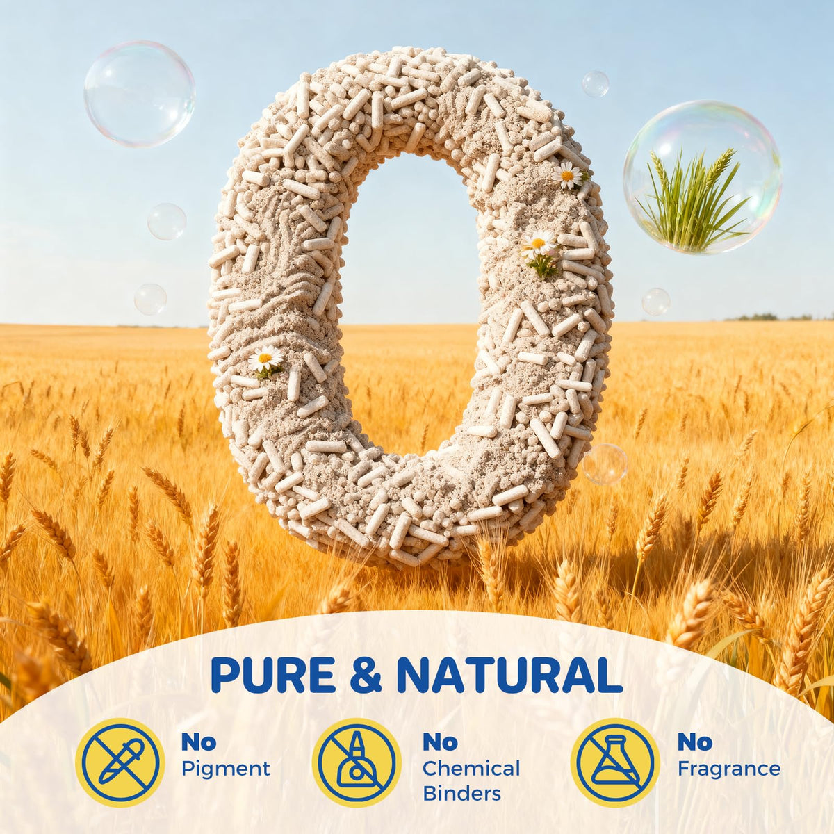 Natural Clumping Cat Litter 36 Pounds Y430
