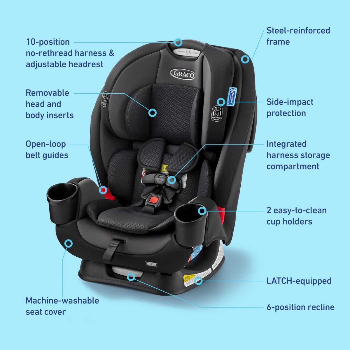 3-in-1 Convertible Car Seat H263306