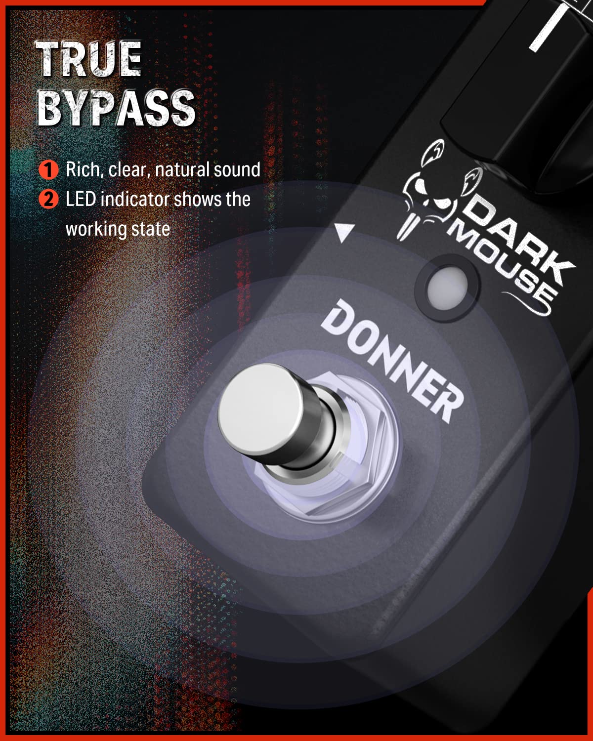 Dark Mouse Distortion Pedal for Electric Guitar O185115