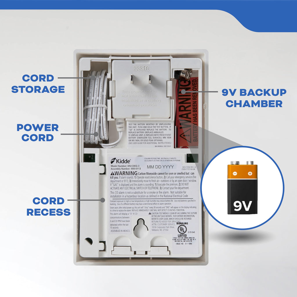 Carbon Monoxide & Explosive Gas Alarm with Digital Display F68730