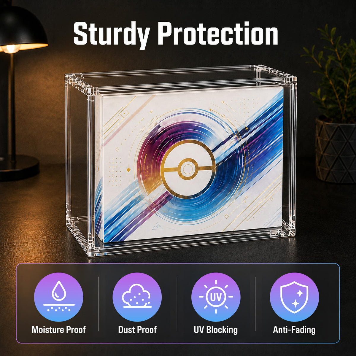 Acrylic Display Case with 6 Magnets Stackable L759151