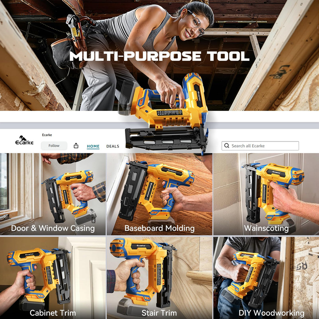 16 Gauge Cordless Straight Brad Nailer B614496