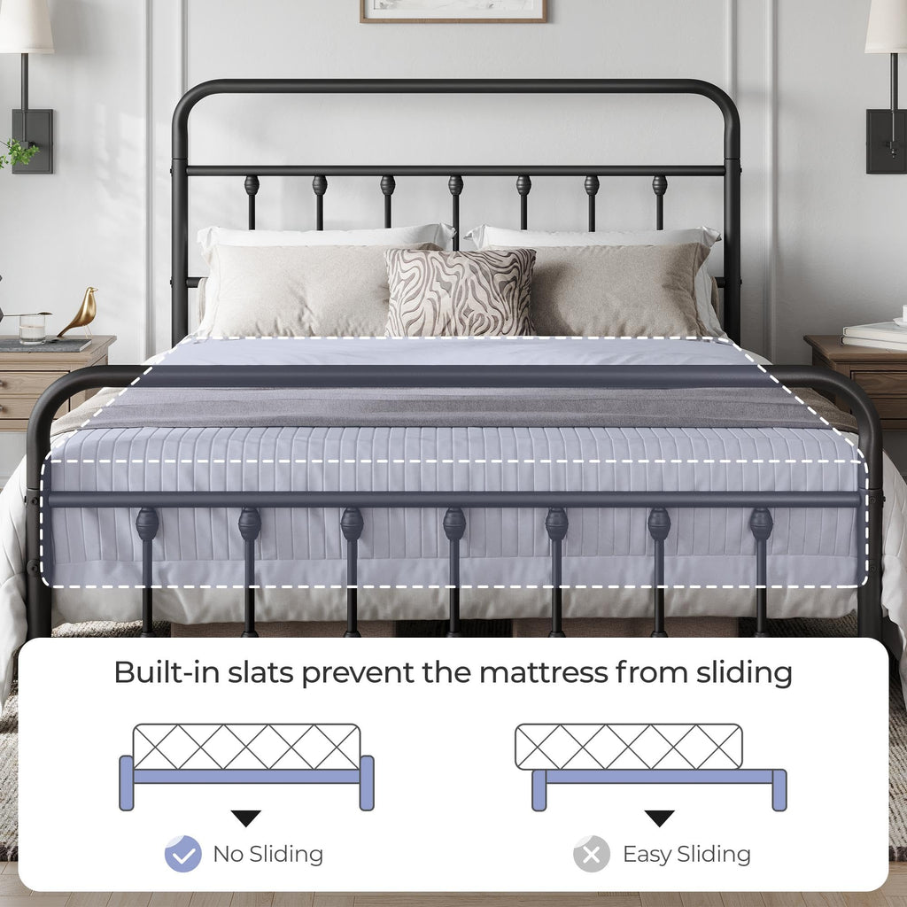 Queen Metal Platform Bed Frame F9970