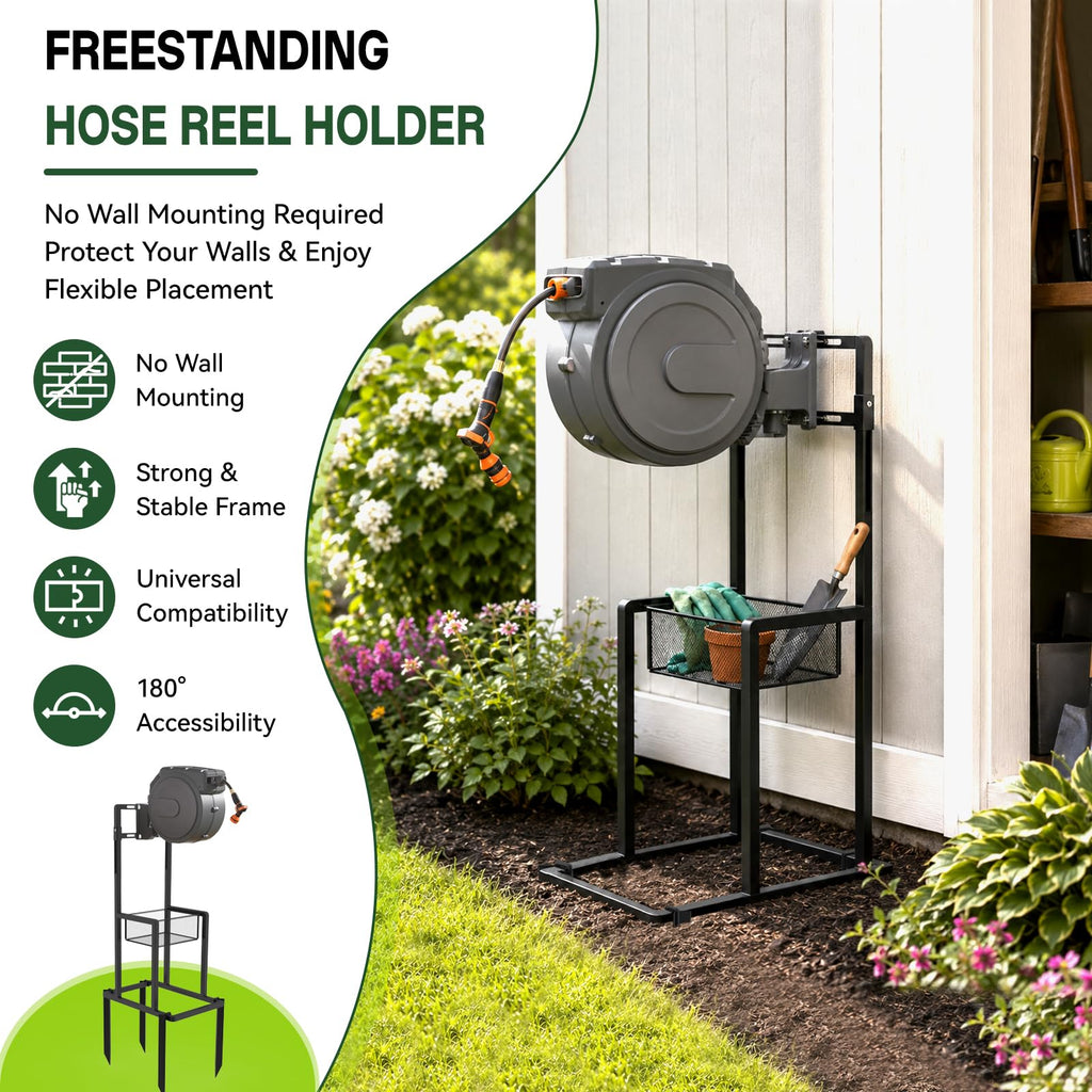 Retractable Hose Reel Stand/Mounting Post G4938