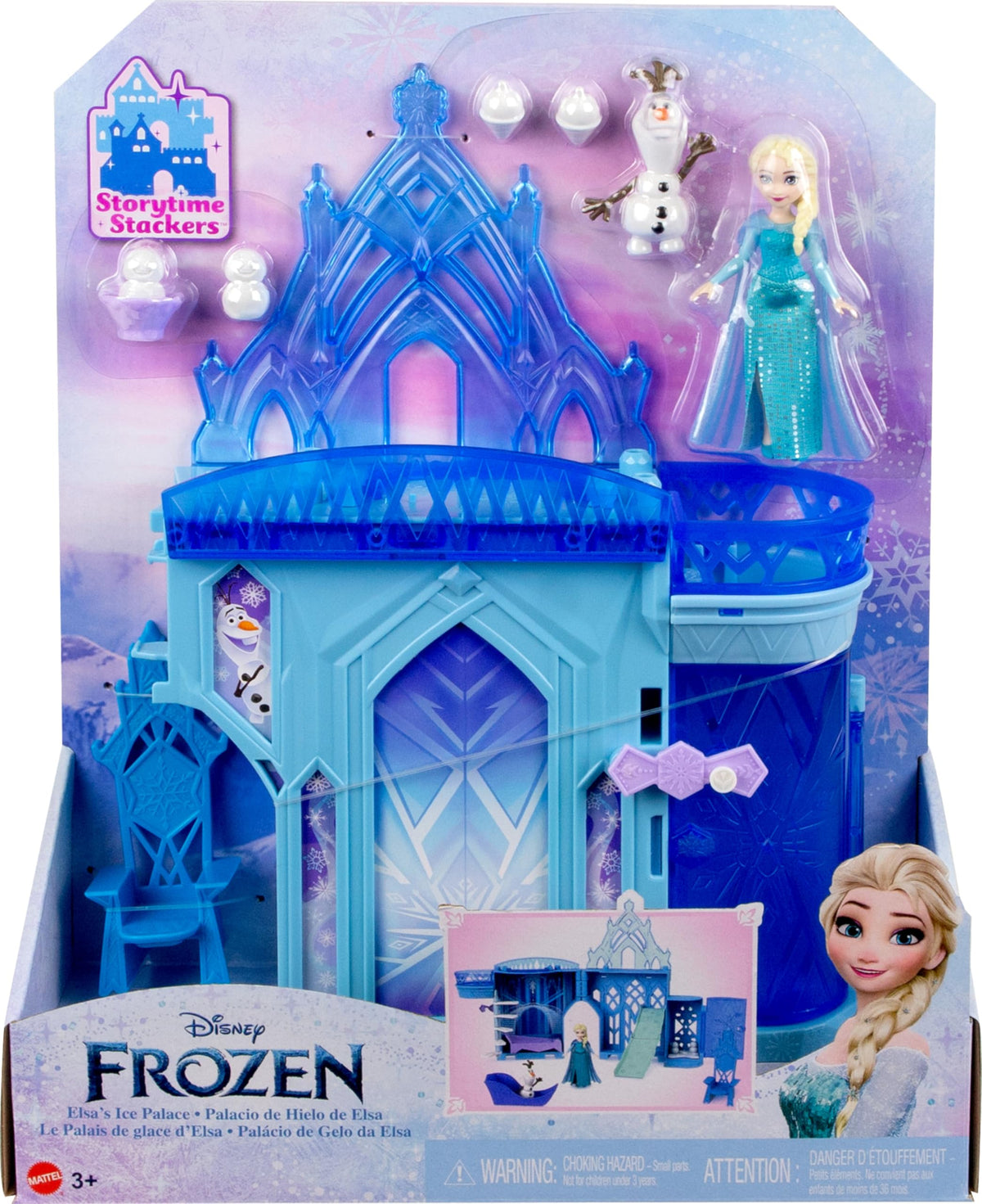 Frozen Castle Doll House Playset with Doll & 8 Accessories P691869