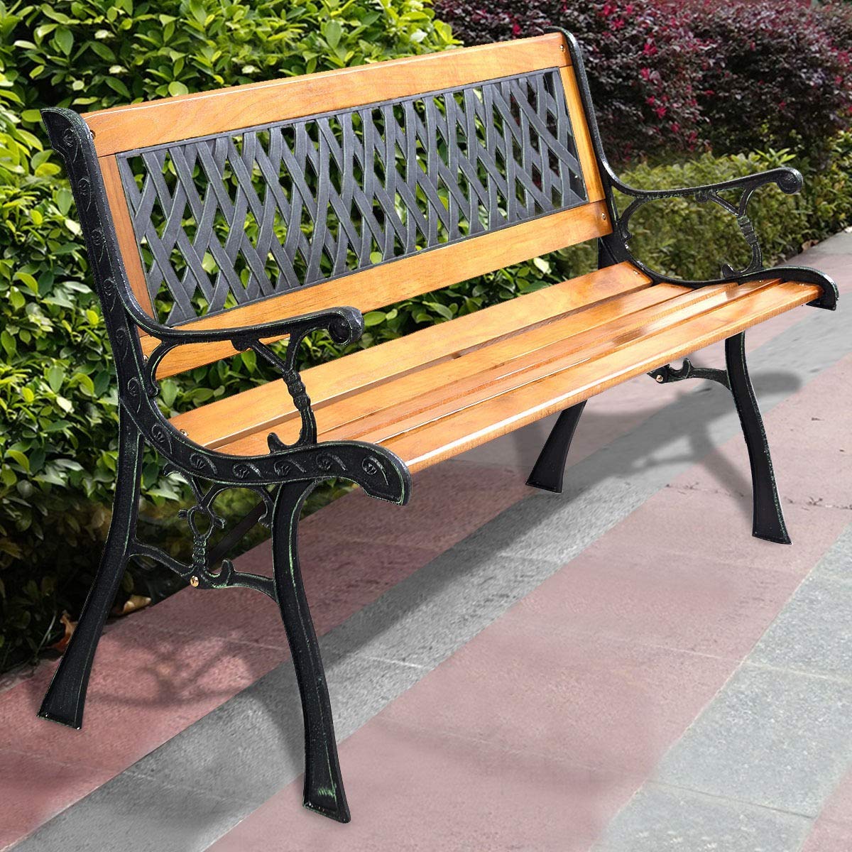 Cast Iron Outdoor Bench F375065