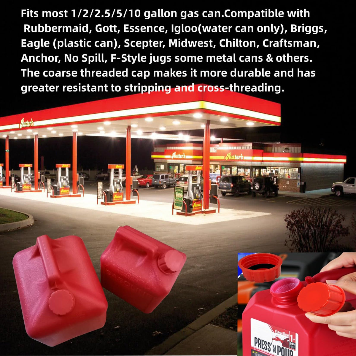 5 Gallon Gas Can Cap Replacement P2143