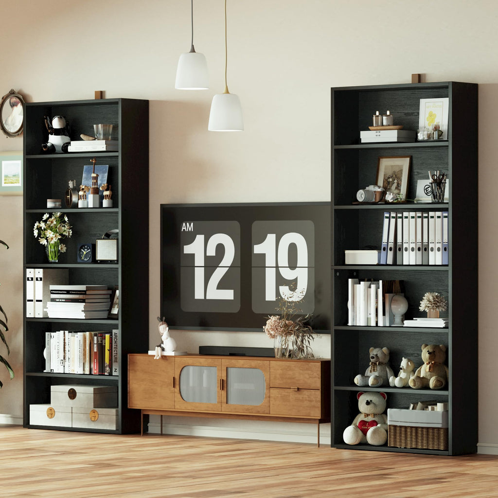 70" Tall 6 Tiers Bookshelf C6267