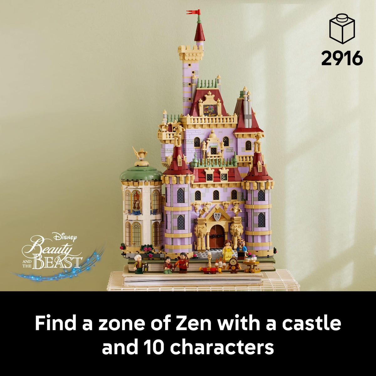 Disney Princess Beauty and The Beast Castle Building Set B66565