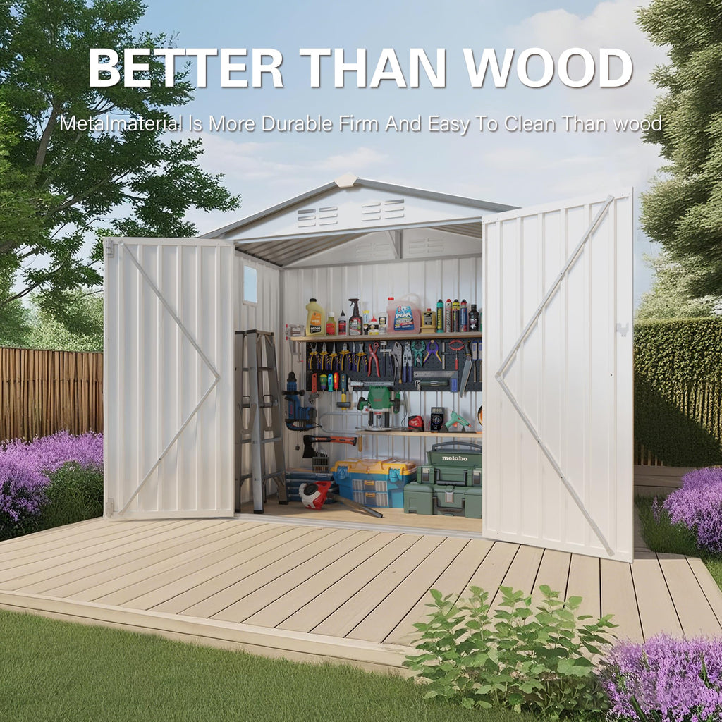 10x14 FT Outdoor Metal Storage Shed I26254