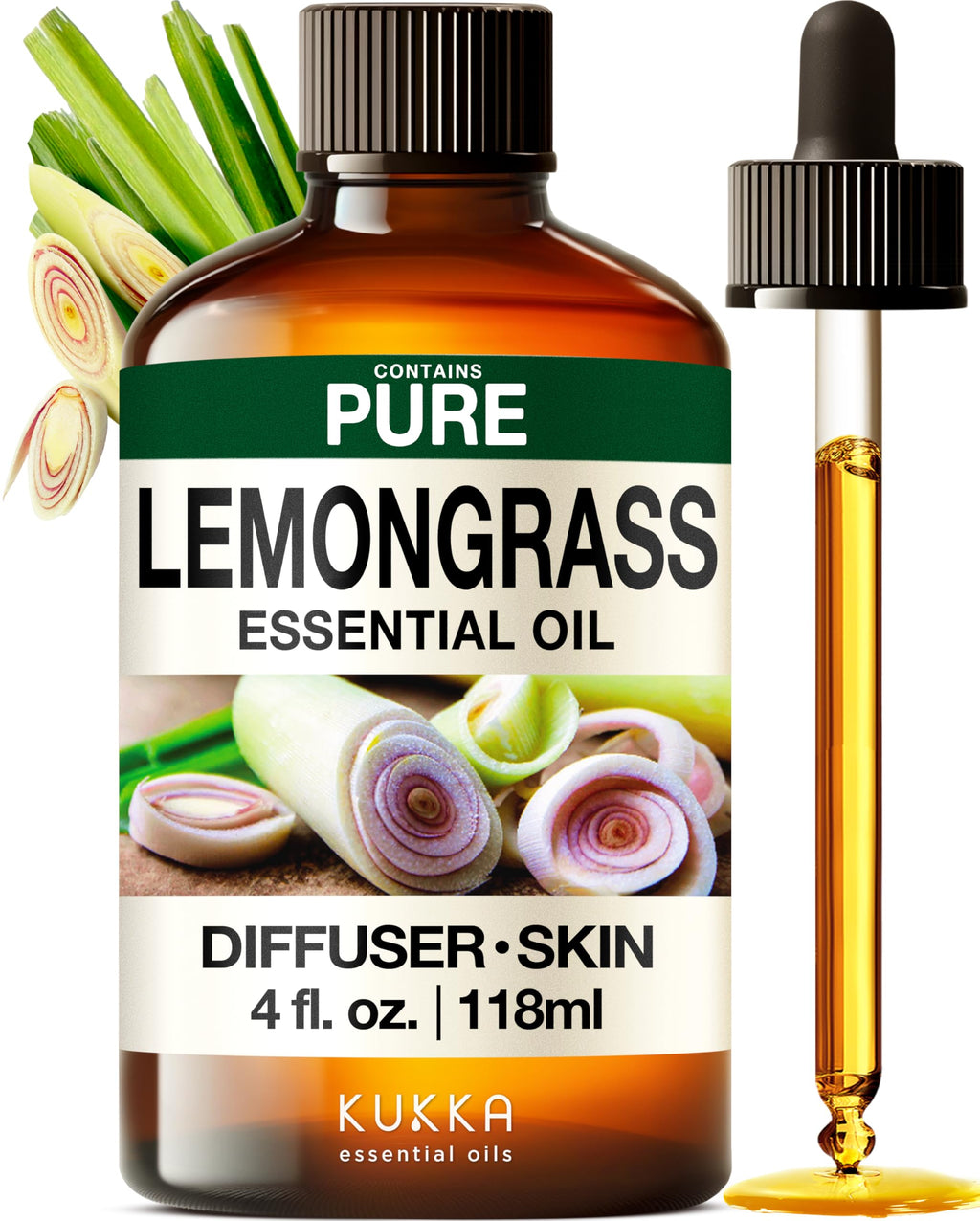 Lemongrass & Lavender Essential Oil Set 2x4 fl oz H12207