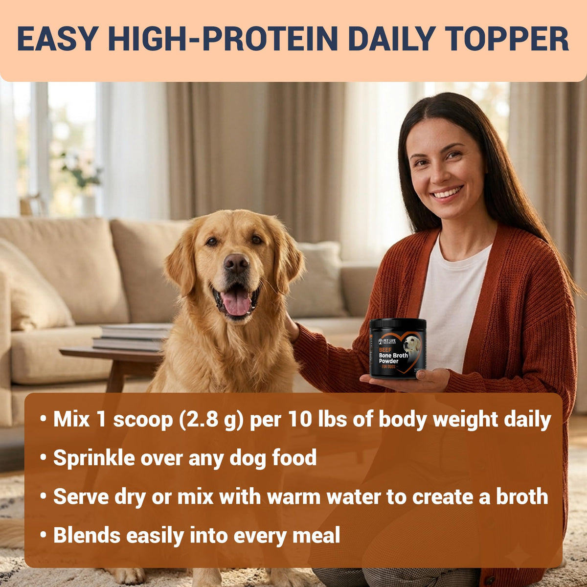 Beef Bone Broth for Dogs Z2694