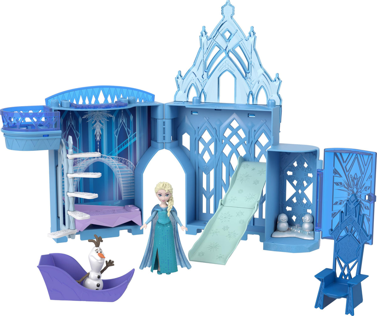 Frozen Castle Doll House Playset with Doll & 8 Accessories P691869