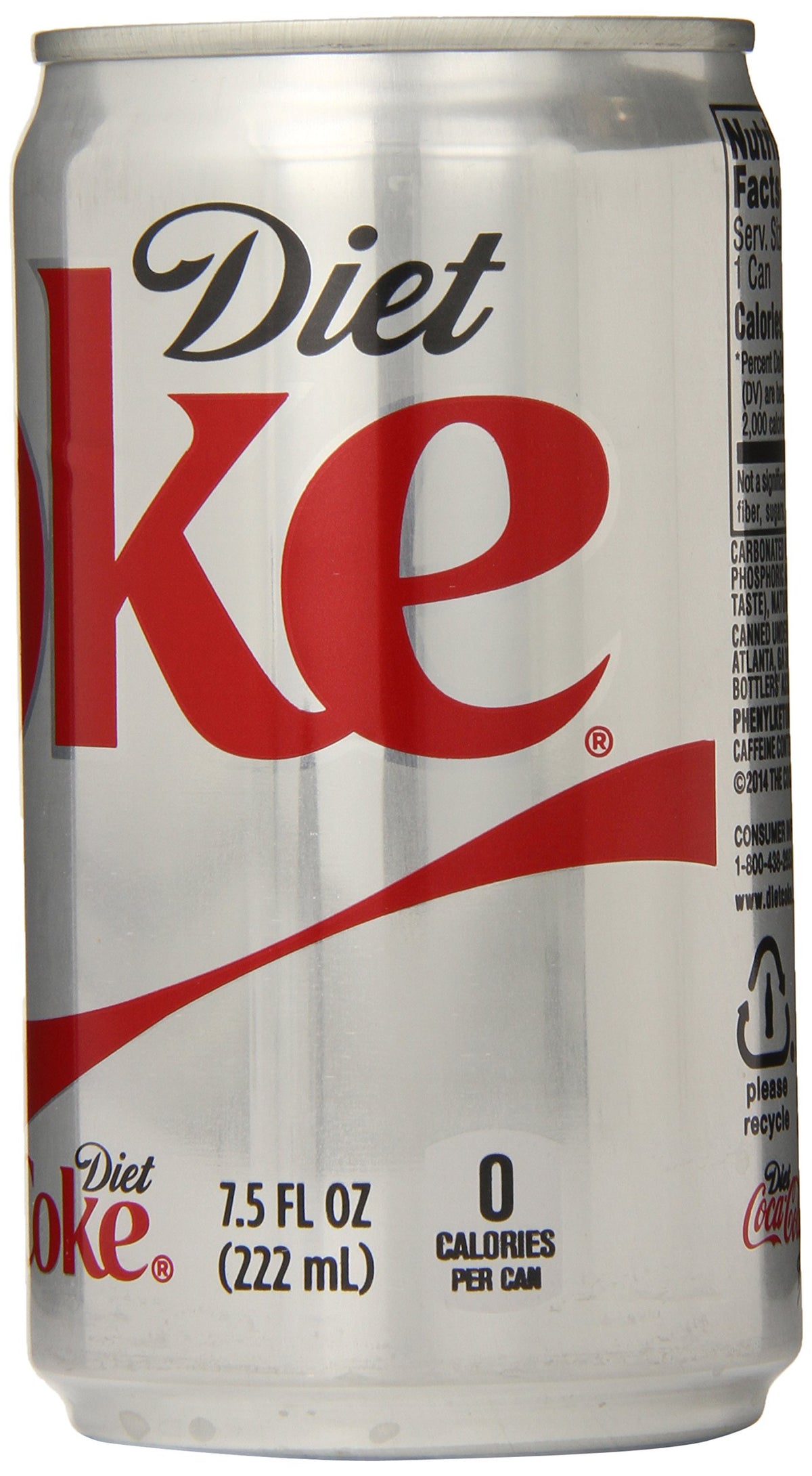 Diet Coke Mini-Cans, 7.5 fl oz (Pack of 24) N528