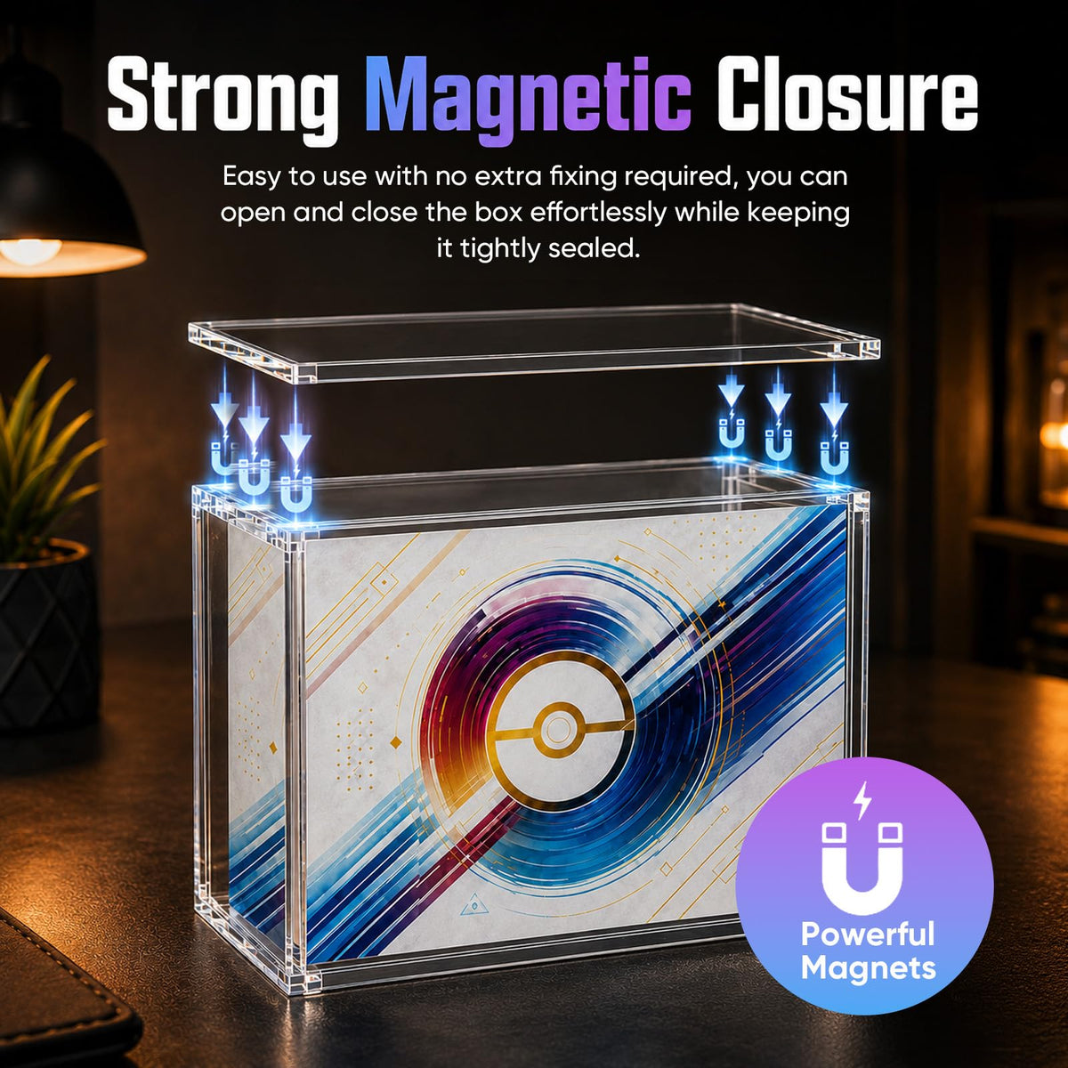 Acrylic Display Case with 6 Magnets Stackable L759151