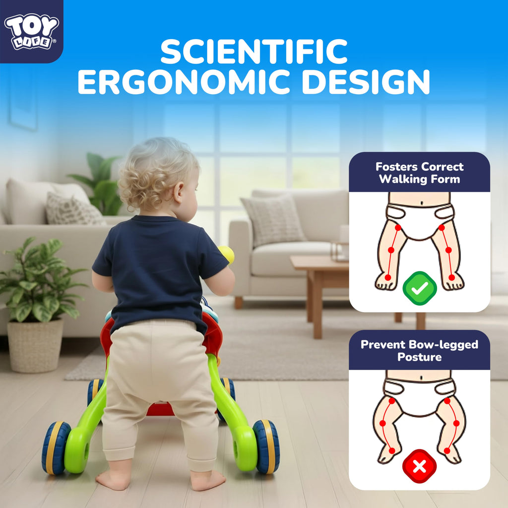 3-in-1 Baby Push Walker & Activity Center W228