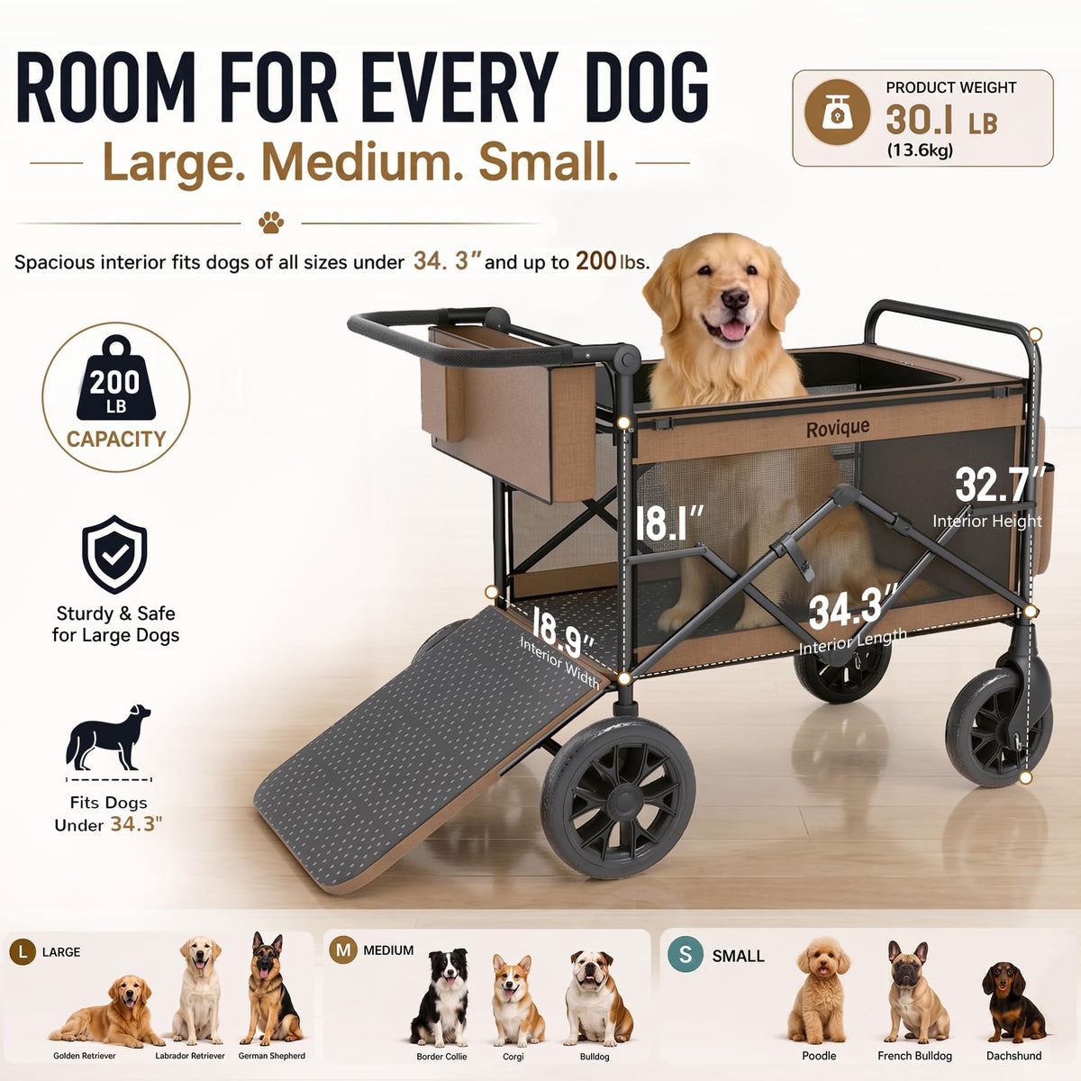Foldable Dog Stroller Q6478