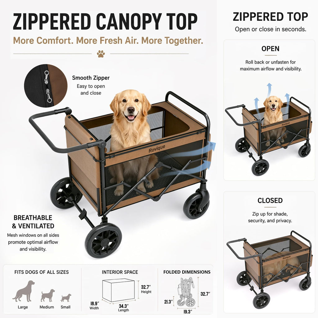 Foldable Dog Stroller Q6478