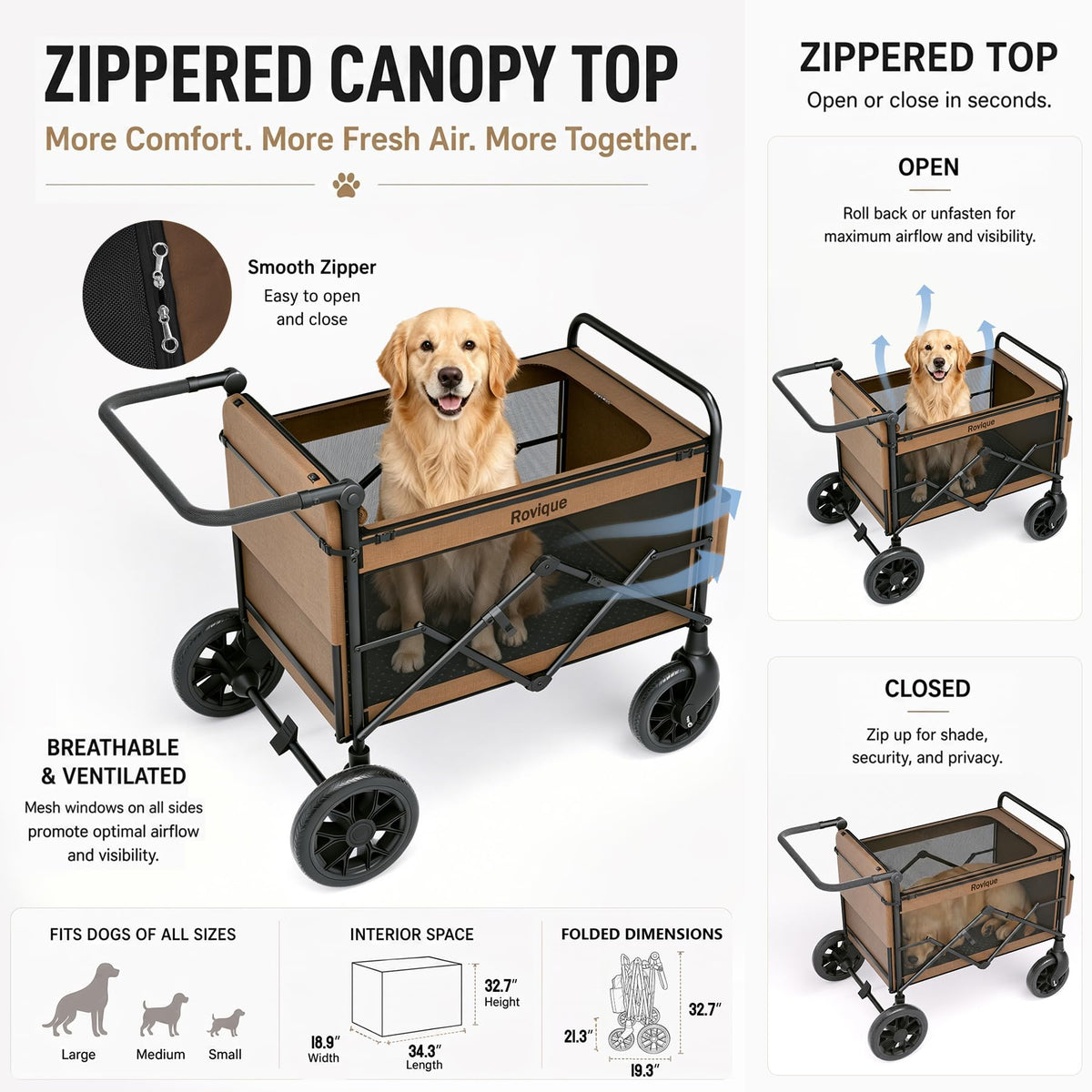 Foldable Dog Stroller Q6478
