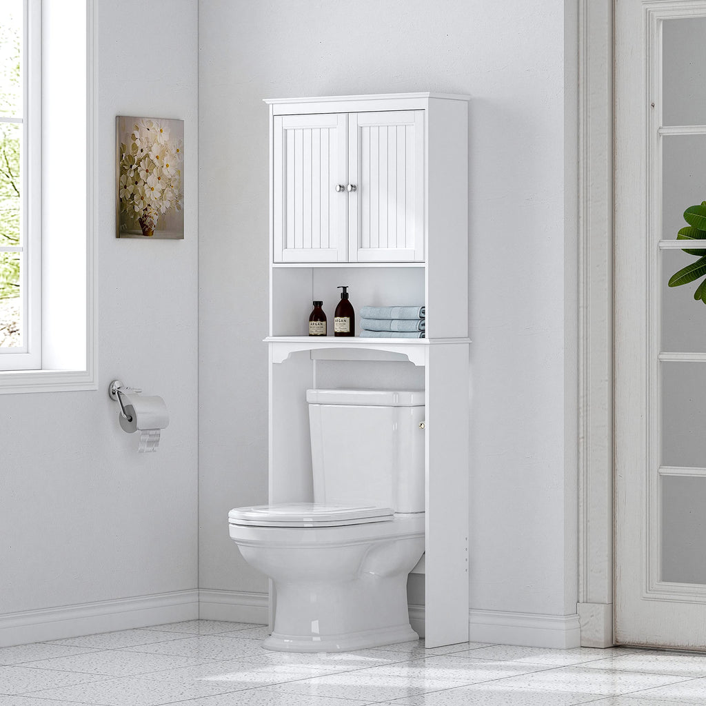 Over The Toilet Storage Cabinet with Doors G3672