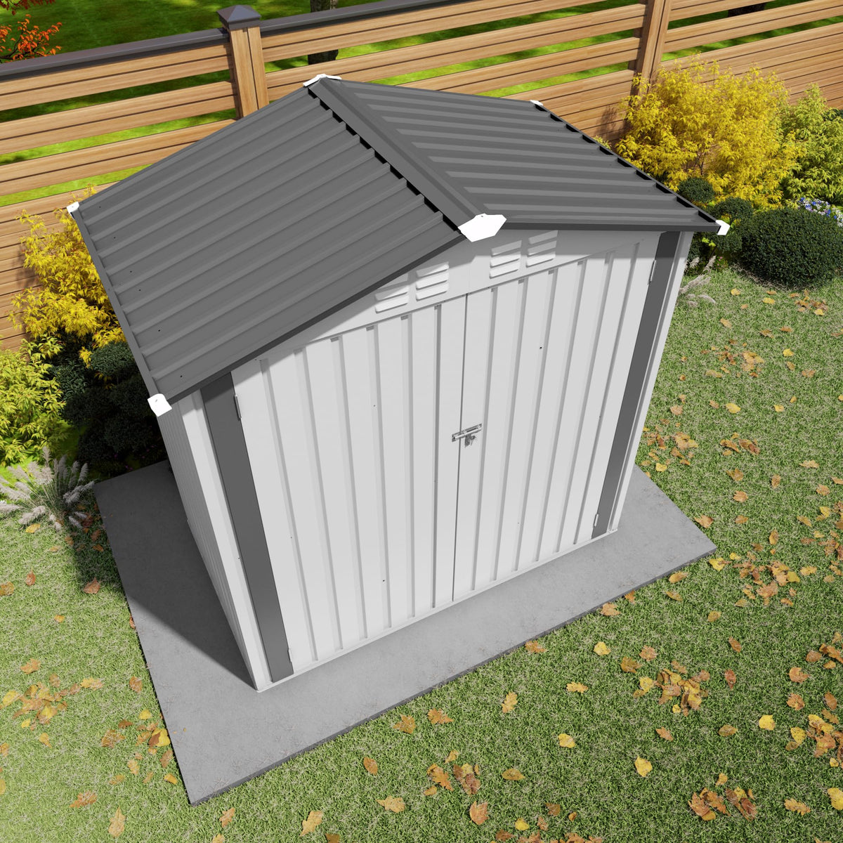 10x14 FT Outdoor Metal Storage Shed I26254